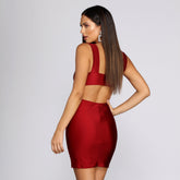 Robe courte élégante et brillante